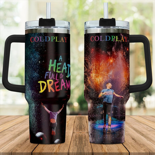 Coldplay tumbler 40oz - coldplay, concert